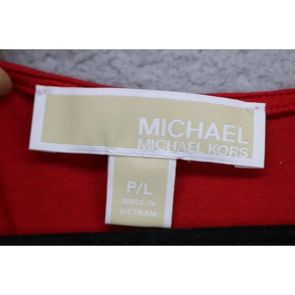 Michael Kors red material it